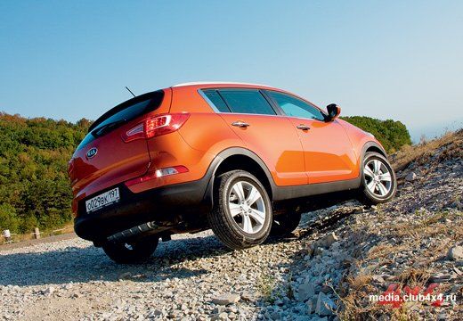 Внедорожные возможности «паркетника» ограничены углом въезда – 22.7 градуса