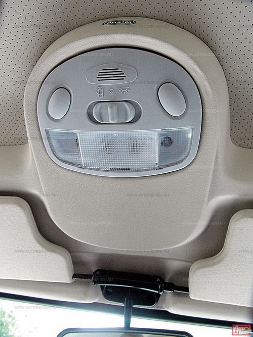 Потолочная консоль с плафонами освещения и большими солнцезащитными козырьками, возможно, появится в следующем году на версии с улучшенной комплектацией — плюс 15-дюймовые колеса, релинги на крыше, наружные зеркала с управлением из салона и обогрев сидений