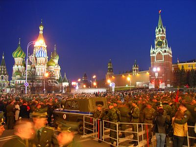 ГИБДД Москвы опубликовала схему перекрытия улиц из-за парада 9 мая