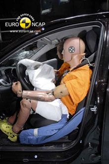 Краш-тест Alfa Romeo Giulietta. Фото Euro NCAP