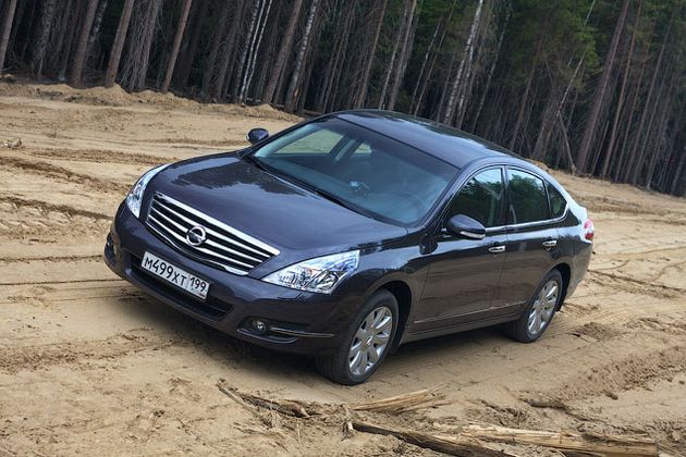 Teana с полным приводом проберется там, куда другие седаны никогда не поедут